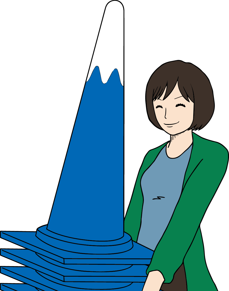 完了しました ワカマツカオリ イラスト 無料画像